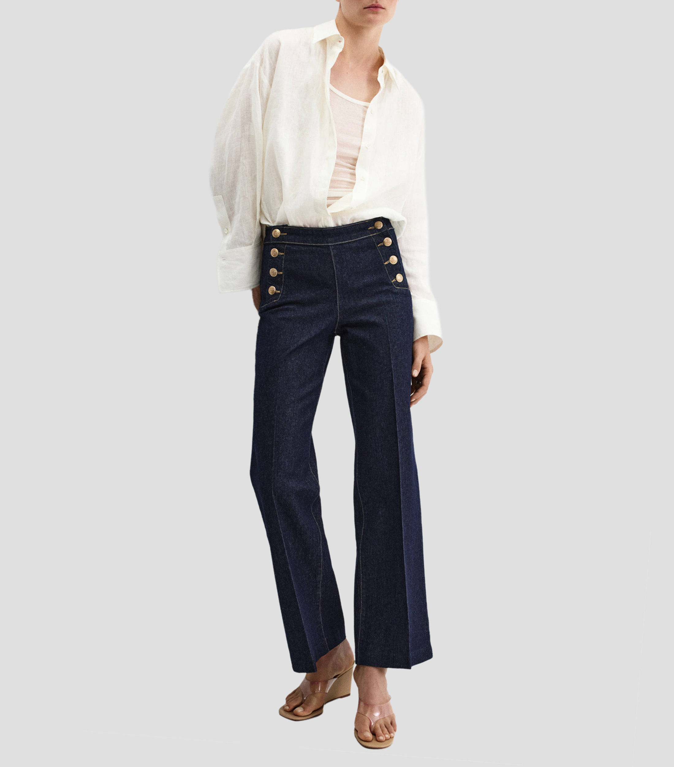 Jeans Wideleg Mujer